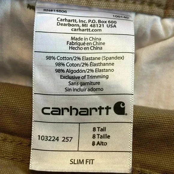 Carhartt | SLIM-FIT CRAWFORD PANT, Color Yukon - Picture 7 of 7